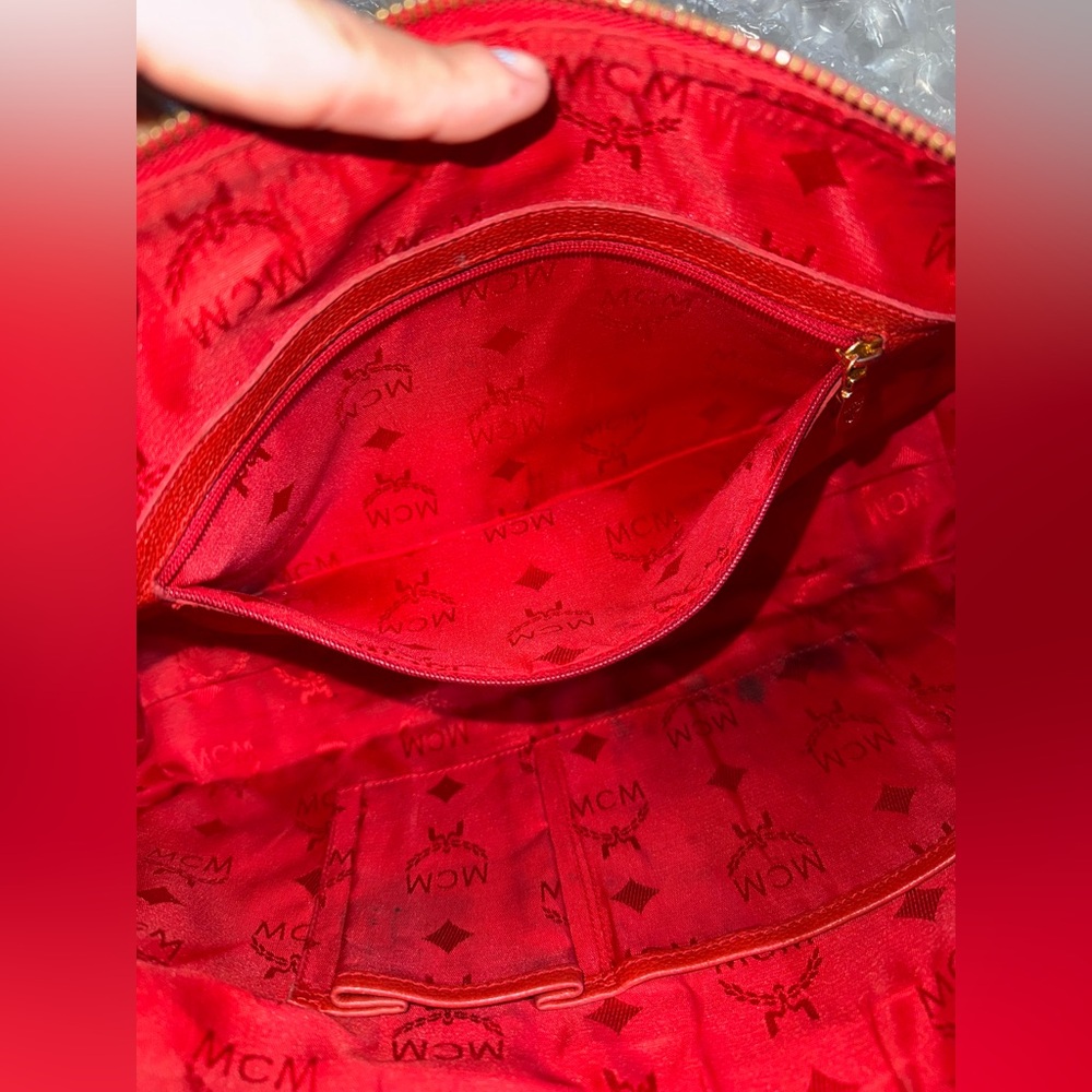 LOW START π«Άπ½ MCM Red Shoulder Bag - Picture 16 of 16